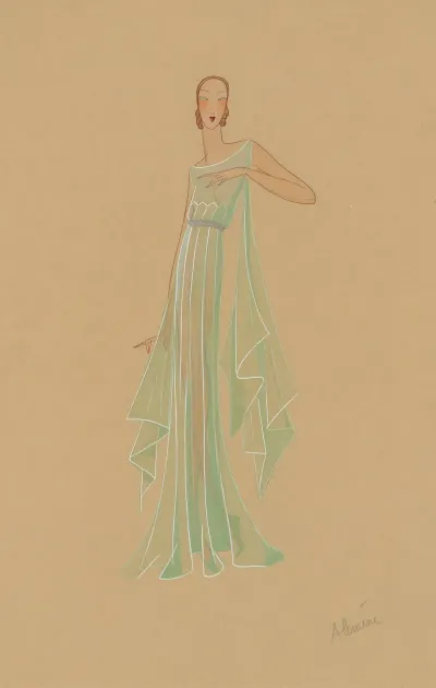 Amphitryon 38 Alcmene Robe Verte