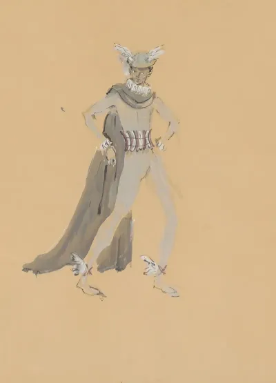 Amphitryon Maquette De Costume Mercure