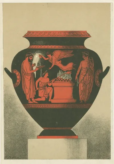 Amphora Of Cervetri Caere Representing A Sacrifice