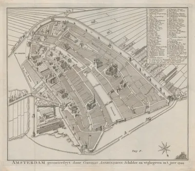 Amsterdam Geconterfeyt Door Cornelis Anthoniszoon