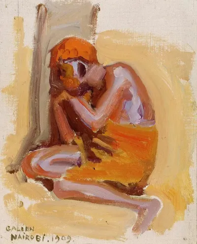 An African Resting 1909