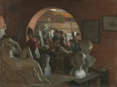 An Alcove In The Art Students League