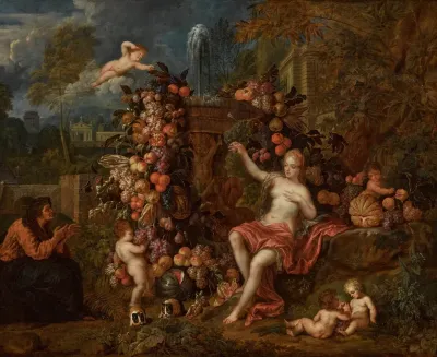 An Allegory Of Autumn Vertumnus And Pomona