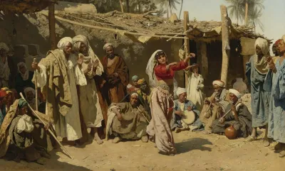 An Almees Admirers Egyptische Tanzerin
