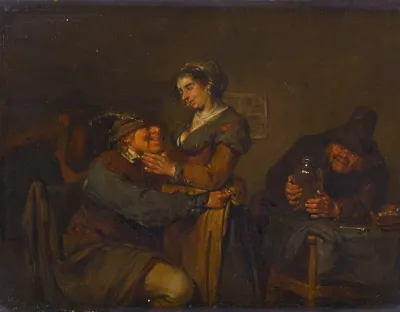 An Amorous Couple In An Inn