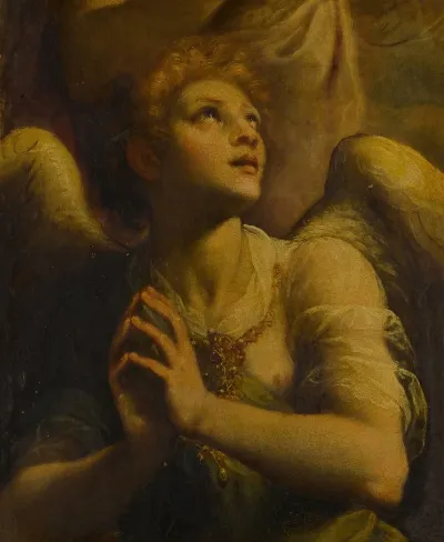 An Angel In Adoration