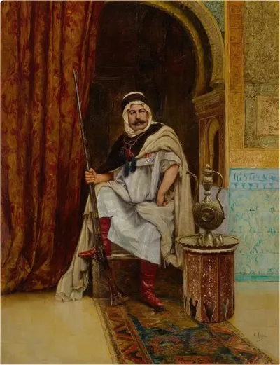 An Arab Guardsman At Rest