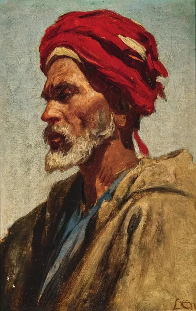 An Arab With A Red Turban