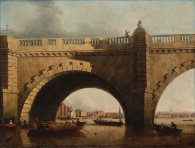 An Arch Of Westminster Bridge London
