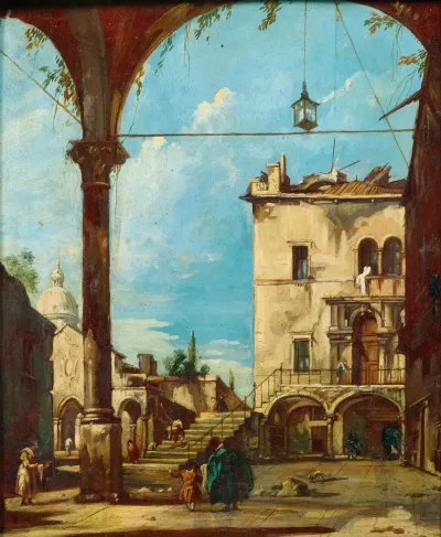 An Architectural Capriccio With Figures 2