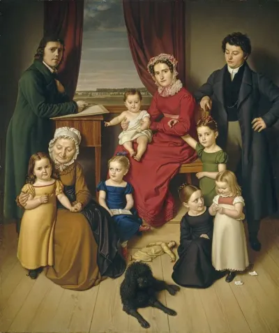 An Artist And His Family