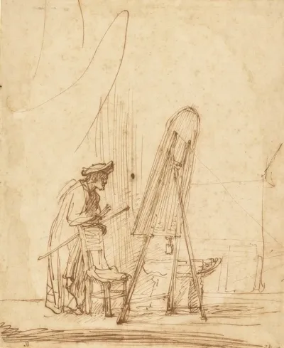 An Artist In His Studio 2