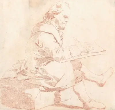 An Artist Sketching