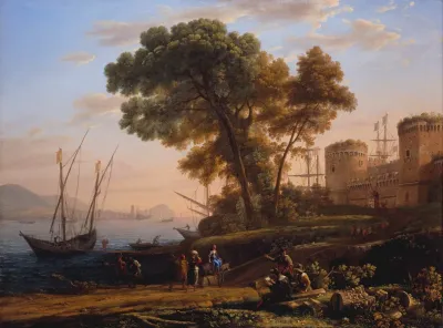 An Artist Studying From Nature