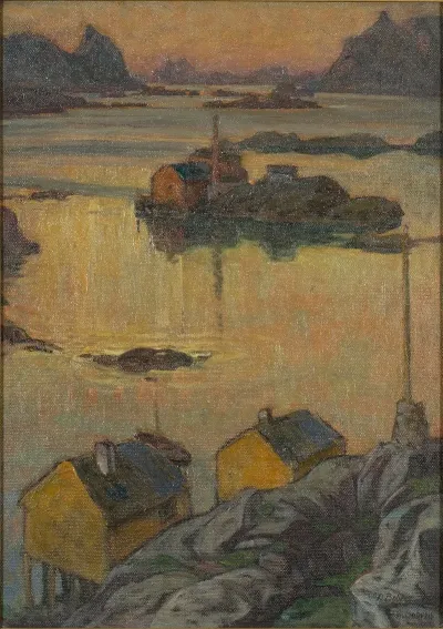 An August Night Study From North Norway