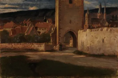 An Der Stadtmauer Von Gelnhausen