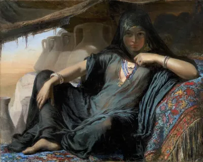 An Egyptian Pot Seller At Gizeh