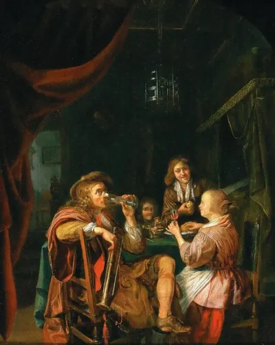 An Elegant Company In An Interior