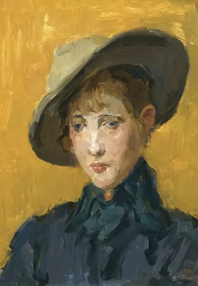 An Elegant Girl In A Hat