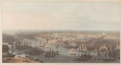 An Elevated View Of The New Dock In Wapping 2