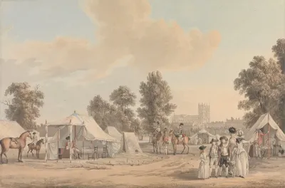 An Encampment In St James Park
