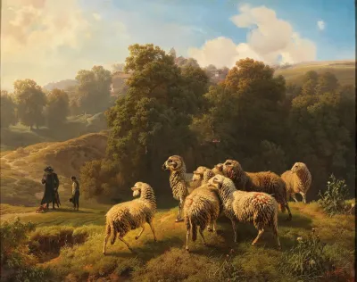 An Encounter On The Sheep Pasture