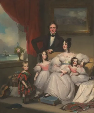 An English Family In Macao