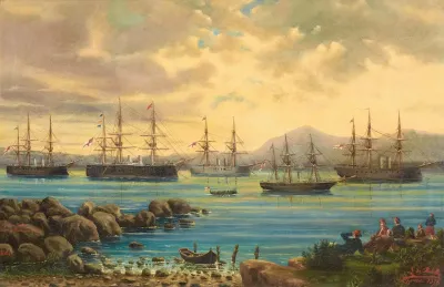 An English Squadron In The Sea Of Marmara