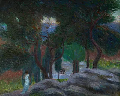 An Evening In The Springtime Of Life Circa 1890