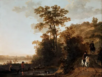 An Evening Ride Near A River