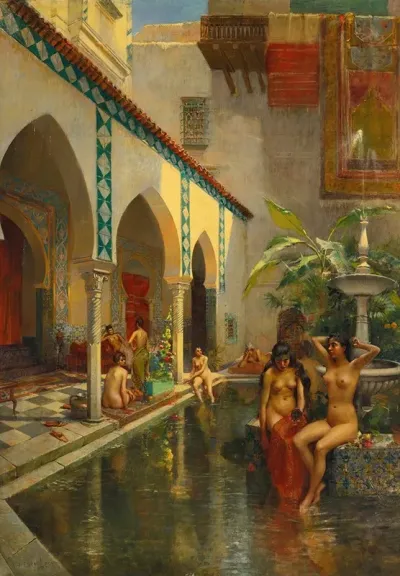 An Exotic Courtyard