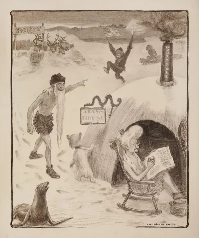 An Explorer Arrives At The North Pole To Find Adam And Eve And The Garden Of Eden As Well