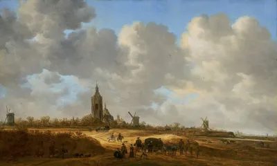 An Extensive View Of The Hague With The Grote Kerk In The Distance