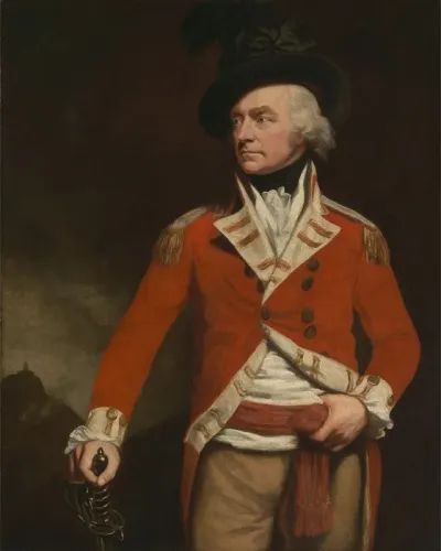 An Officer In The East India Uniform Of The 74th Highland Regiment Previously Called Colonel Dona