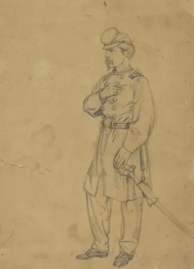 An Officer Of Infantry U S V