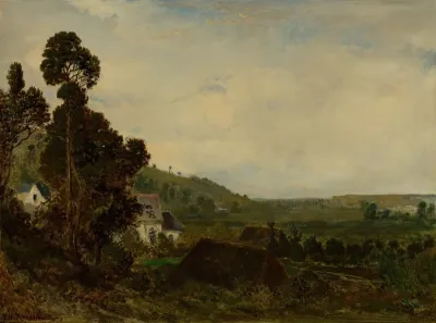 An Old Chapel In A Valley