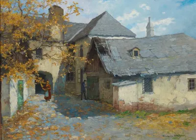 An Old Courtyard In Sievering