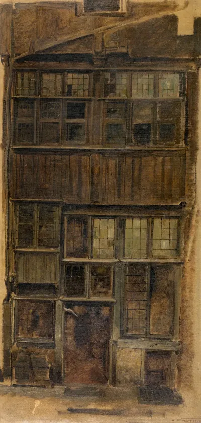 An Old Facade On The Melkmarkt