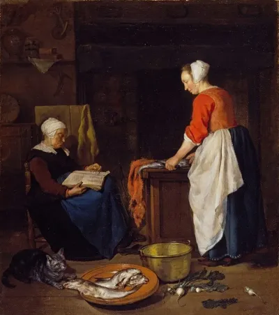 An Old Woman Asleep