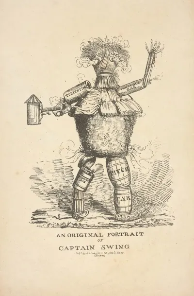 An Original Portrait Of Captain Swing