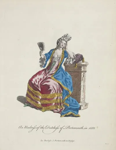An Undress Of The Dutchess Of Portsmoutn In 1666 La Duchesse De Portsmouth En Neglige