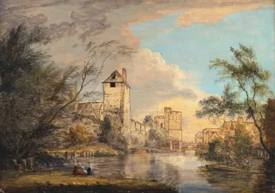 An Unfinished View Of The West Gate Canterbury