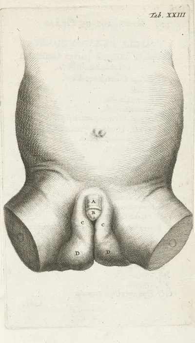 Anatomical Illustration Of A Childs Penis