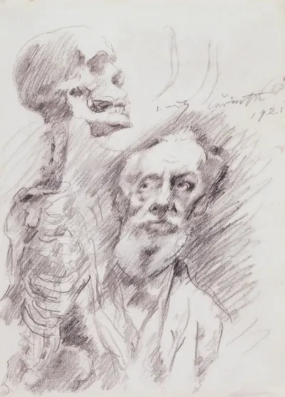 Anatomist With Skelleton