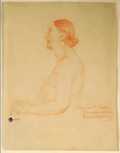 Anciana De Perfil