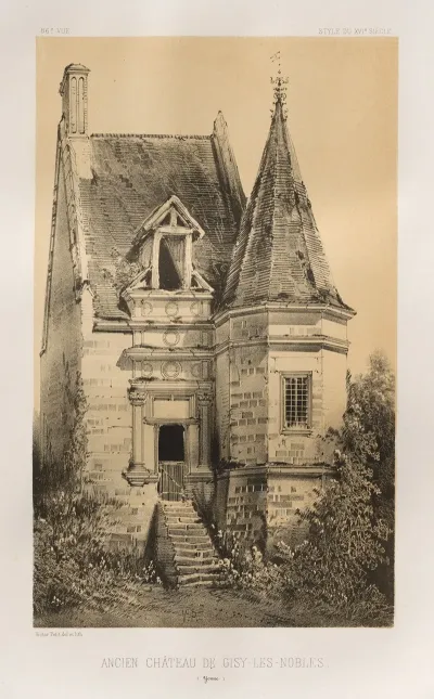 Ancien Chateau De Gisy Les Nobles Yonne