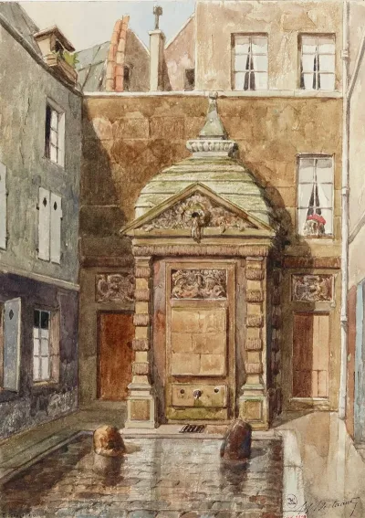 Ancienne Fontaine Sainte Catherine Impasse De Lapoissonnerie