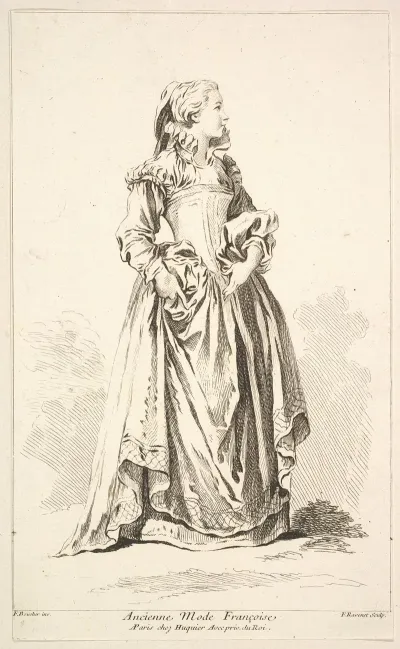 Ancienne Mode Francoise Plate 4