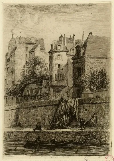Ancienne Poterne Du Palais De Justice Quai Des Orfevres