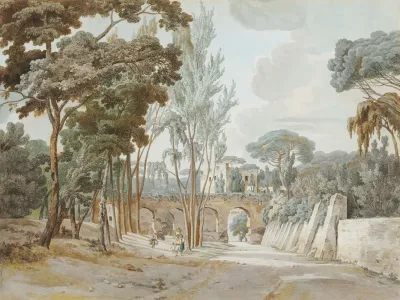 Ancient Aquaducts Near The Capodichino